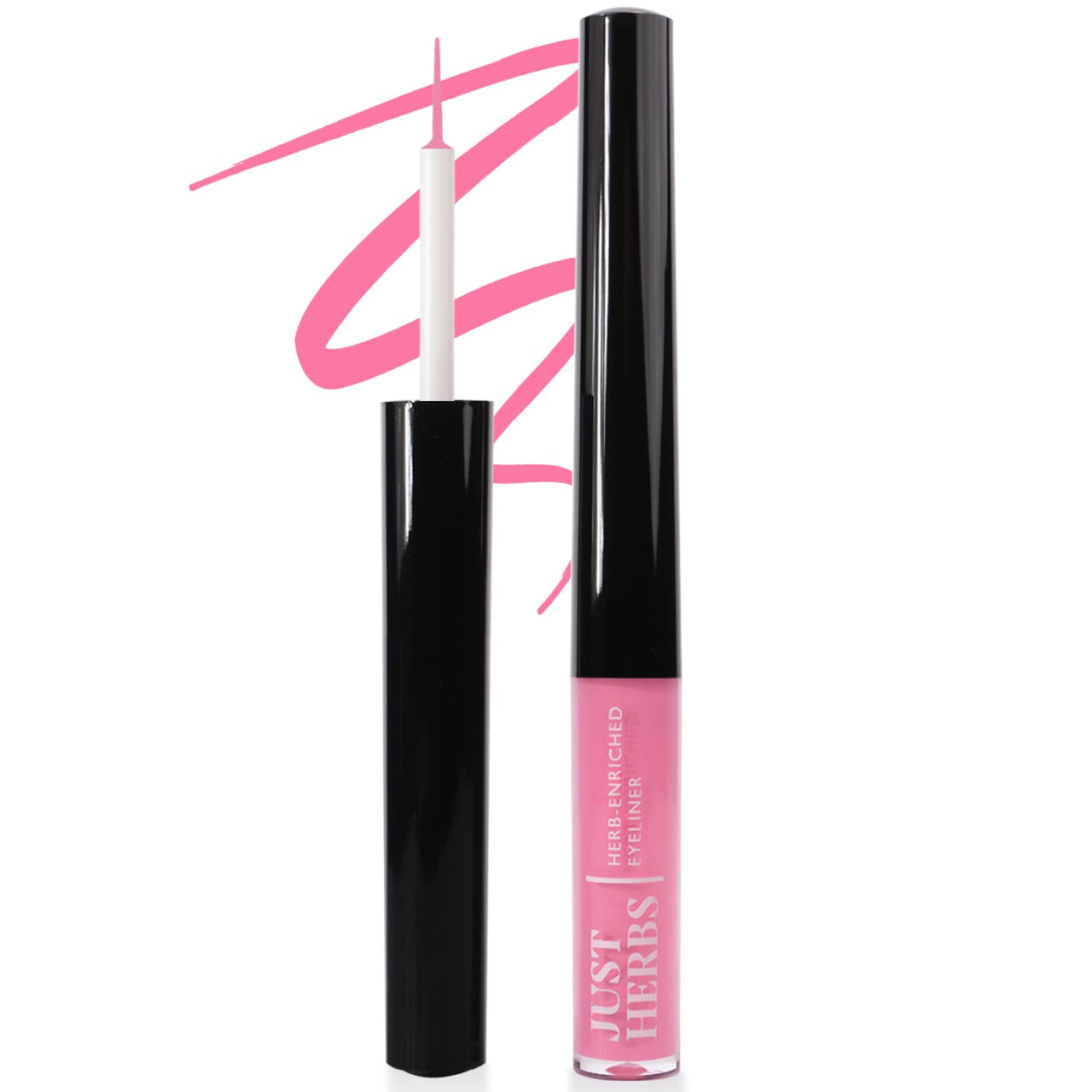 Just Herbs Matte Eyeliner Waterproof&Smudge Proof,Long Lasting Eyeliners 2.5G & Just Herbs Eyeliner Waterproof&Smudge Proof,Liquid, Long Lasting Eyeliners 2.5G (Platinum Silver)