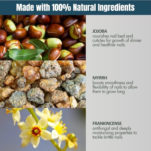 Hibiscus Monkey Nailed It, Repairs Cuticle & Nail Overnight, Stimulates Nail Growth, For Damaged Skin & Thin Nails - 100% Natural, Paraben Free, Cruelty Free - Jojoba & Myrrh, 10ml