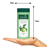 Biotique Bio Green Apple Fresh Daily Purifying Shampoo and Conditioner for Oily Scalp and Hair, 180m And Biotique Bio Pineapple Oil Control Foaming Face Wash, 150ml