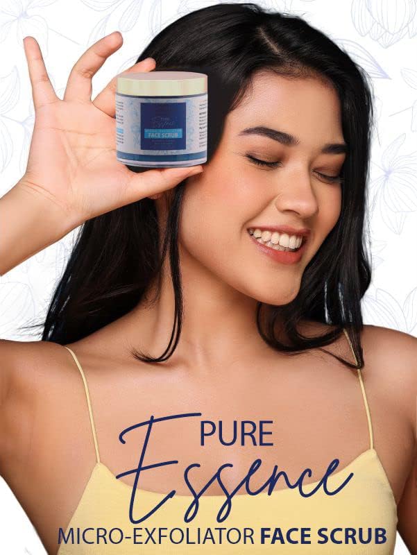 Pure aatman Rice exfolliator face scrub Cleanses Pores Remove Dead Skin Cells Makes Skin Supple & Firm 100gm