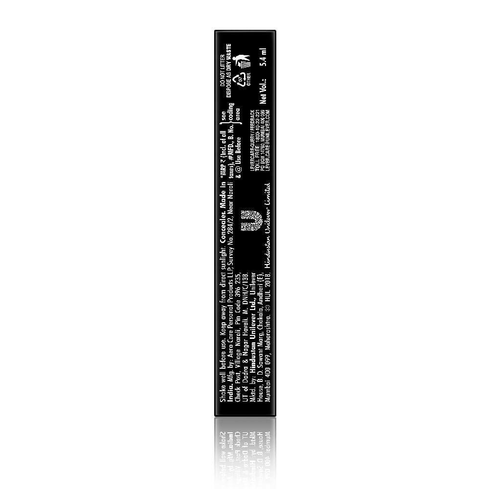 Elle18 Get Even Concealer, Pearl, Buildable Coverage Concealer, Covers Dark Spots, Under-eye & Fine Lines, Crease Resistant, Infused with Niacinamide| 5.4ml