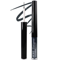 Just Herbs Waterproof And Smudge Proof Eyeliner Long Lasting Liquid Eyeliners 2.5G & Eyeliner Waterproof And Smudge Proof, Long Lasting Eyeliners 2.5G (Smoky Charcoal), Multi, Matte Finish