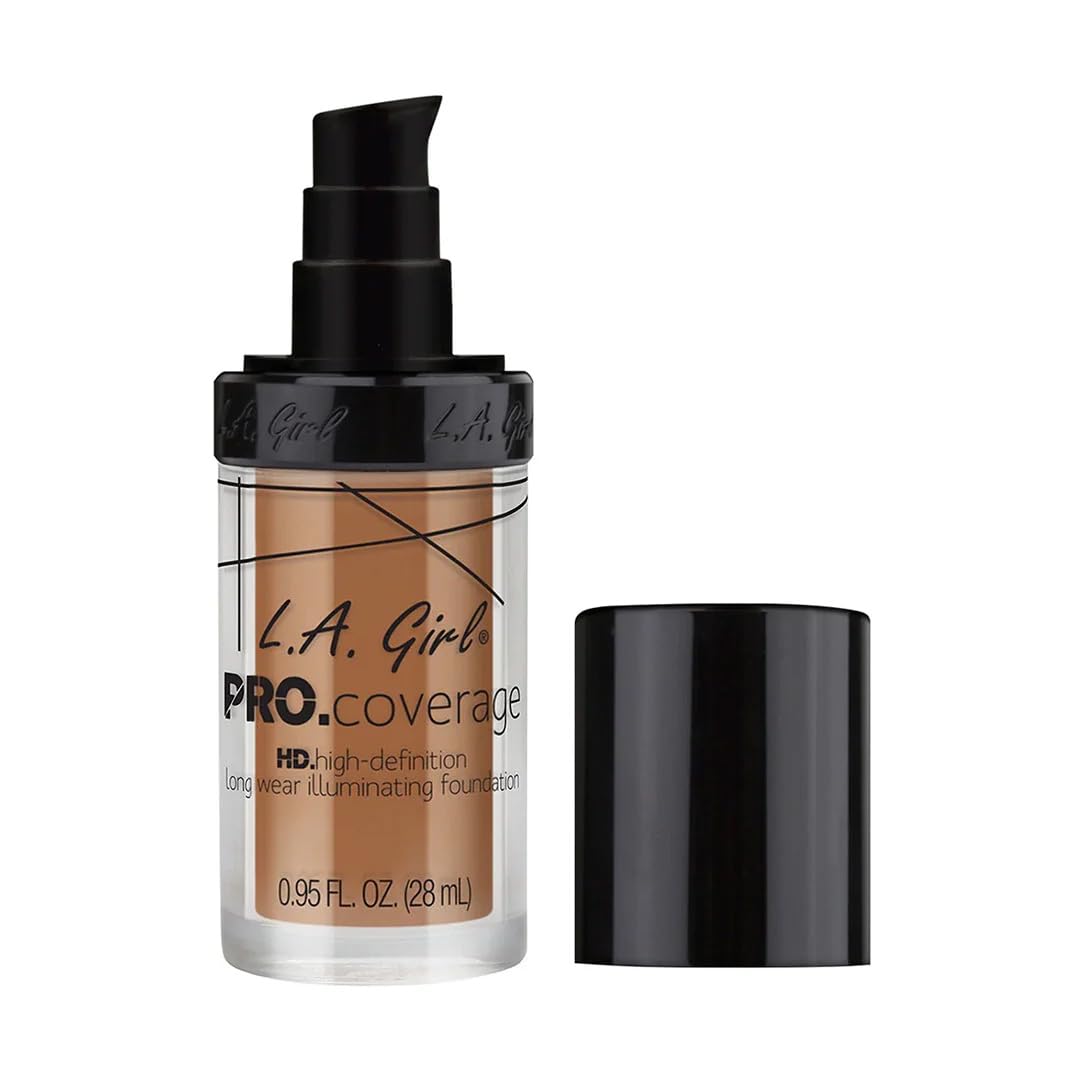 L.A GIRL Pro Matte Coverage Hd Liquid Foundation - Sand, 28Ml, Full, All