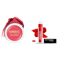 Insight Cosmetics Crème Blusher, Face Makeup, Watermelon Popsicle, 3.5 gmNon Transfer Lip Color Matte Texture12Hrs Waterproof, 4ml(LG40-06)