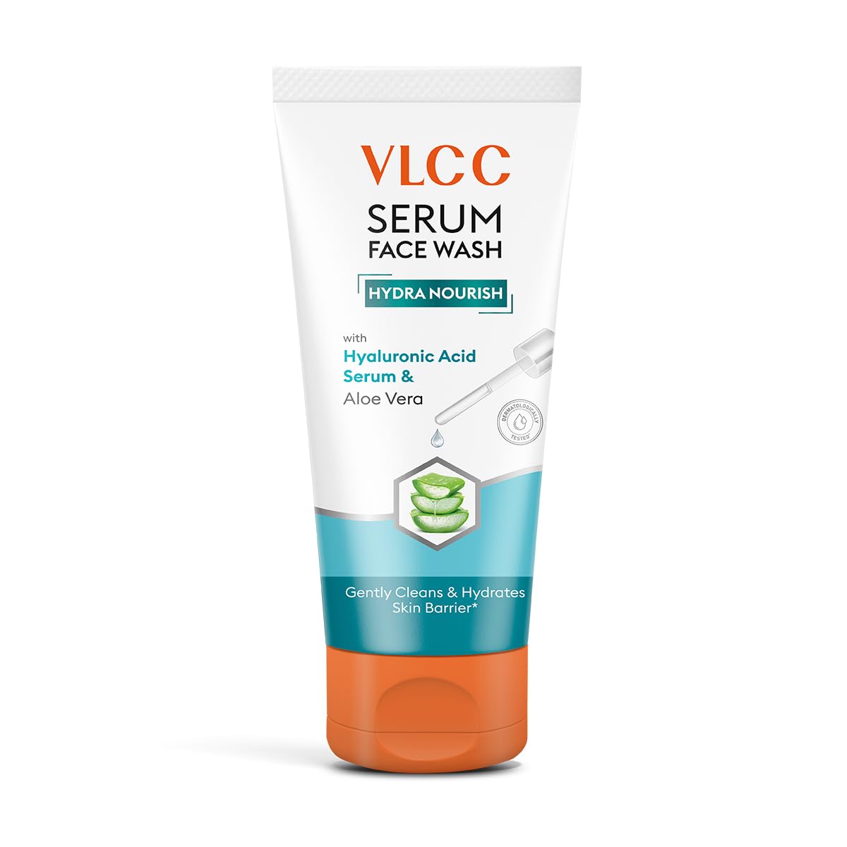 VLCC Serum Facewash - 100ml | with Hyaluronic Acid Serum to Softens and Nourishes Skin & Aloe Vera for Gentle Cleansing & Strengthing Skin Barrier | Dermatologically Tested