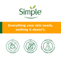 Simple Protect N Glow Vitamin C Glow Facial Wash 100ml | 100% Soap-Free Facewash | Bright & radiant skin| For dull & tired skin