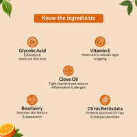 Fixderma Orange Face Wash with Vitamin E & Bearberry | Tan Removal Face Wash | Face Wash & Face Cleanser | Face Wash for Oily Skin (All Type Skin) | Face Wash for Women & Men - 75g