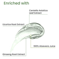 Earth Rhythm Cica Gel with Centella Asiatica, Calendula, Ginseng & Licorice, for Oily, Acne Prone Skin & Sensitive Skin Type -100gm (New Packaging)