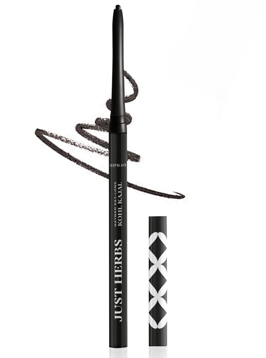 Just Herbs Unisex Long Lasting- Amber Phthalate-Free Formula Spray,150 Ml (Floral Fiesta) & Retractable 2 In 1 Herbal Eyeliner + Kajal - Black 0.3G Combo
