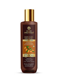 Khadi Organique Moroccan Argan Oil Hair Conditioner For Frizz Control & Extra Smooth and Shiny Hair (Pack of 2) 400 ml