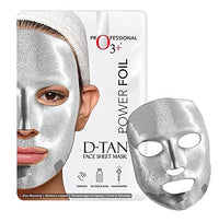 O3+ Power Foil D-Tan Face sheet mask for Skin Brightening Face Mask 20 ml & O3+ Facialist Dtan Face Sheet Mask (30g) Combo