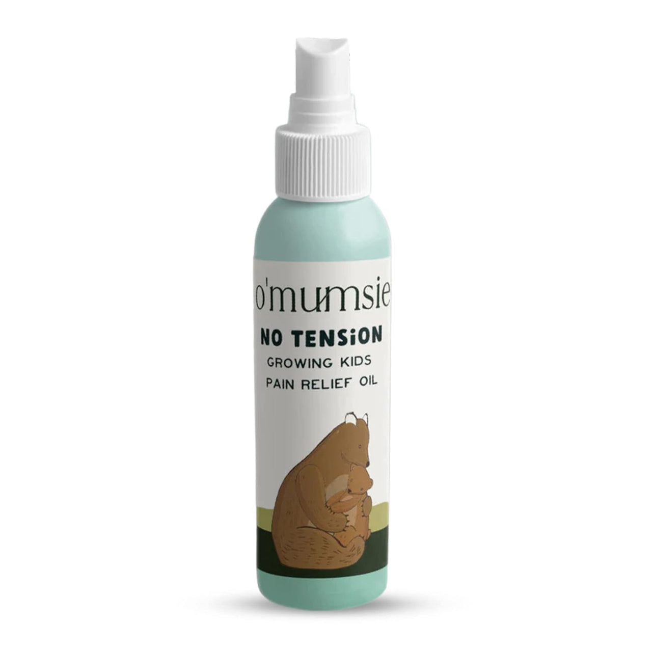o'mumsie No Tension Baby Pain Relief Massage Oil For 0-7 Years Old | Baby Massage Oil with Mint Crystals, Turmeric Root Extract and Black Pepper For Leg & Body Pains - 50 ml