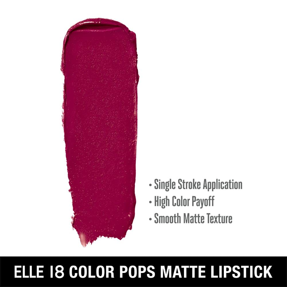 Elle 18 Lipstick Berry Tea (Matte)&Elle 8 Lipstick Maroon Silk (Matte)