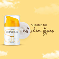 Dermafique Sun Defense Gel Crème, SPF 30, PA +++ Sunscreen 50g, All Skin Types, 360° Sun Spectrum Protection, Prevents Tanning, Pigmentation & Photoaging, UVA,UVB, IR & Visible Light Protection, Dermatologist Tested on Indian Skin, for Men & Women