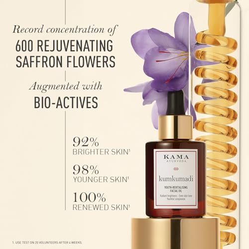Kama Ayurveda Kumkumadi Youth-Revistalising Facial Oil | Rich in Vitamin A & C