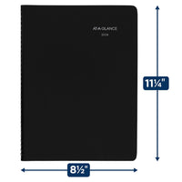 AT-A-GLANCE 2024 Weekly Planner, DayMinder, Quarter-Hourly Appointment Book, 8