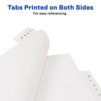 Avery 1-25 Legal Exhibit Dividers for 3 Ring Binders, 25-Tab Sets, Allstate Style, 1 Binder Divider Set (01701)