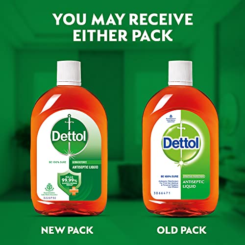 Dettol Antiseptic Liquid for First Aid , Surface Disinfection and Personal Hygiene , 550ml
