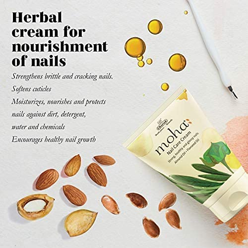 moha: Foot Cream For Rough, Dry and Cracked Heel, Feet Cream For Heel Repair With Benefits Of Aloe Vera, Papaya & Peppermint (Nail + Foot Care 100ml Each)