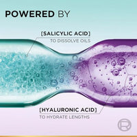 L’Oréal Paris Hyaluron Pure 72H Purifying Shampoo, For oily scalp & dry hair with salicylic and hyaluronic acid, 200 ml