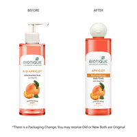 Biotique Bio Apricot Refreshing Body Wash | Keeps Skin Fresh and Clean | Brightens Skin and Reducing Dark Spots | 100% Botanical Extracts | Suitable for All Skin Types | 200ml (Pack of 4)