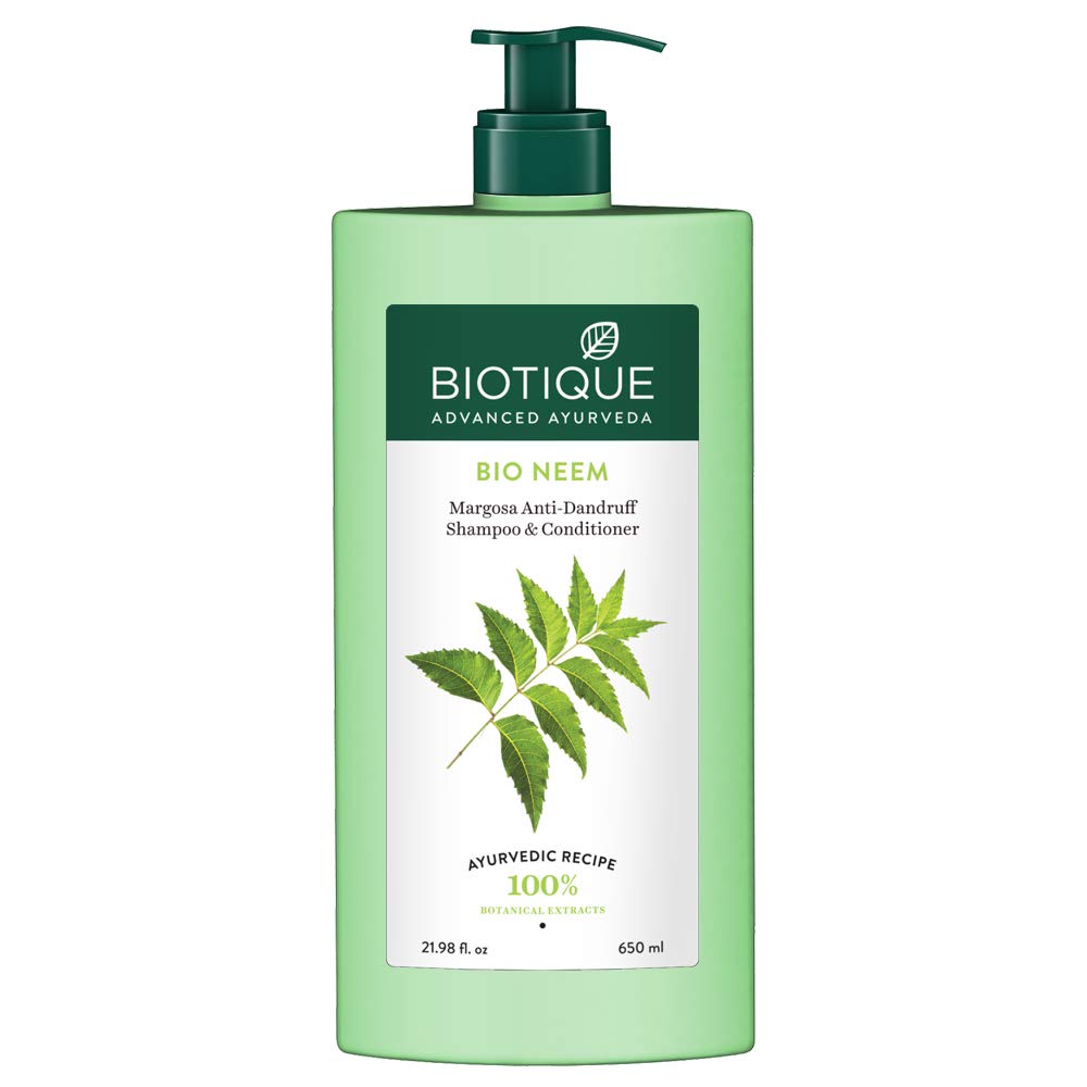 Biotique Bio Orange Peel Revitalizing Body Soap, 150g & Biotique Bio Neem Margosa Anti Dandruff Shampoo and Conditioner, 650ml
