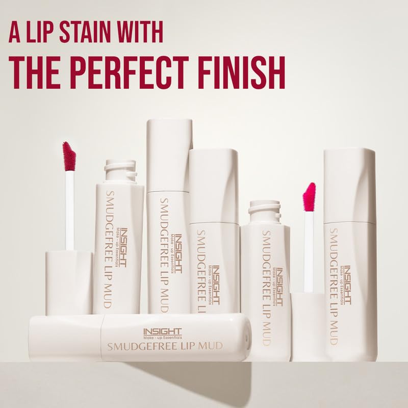 Insight Cosmetics Smudge Free Lip Mud|Ultra Matte Flawless Texture |smudge Proof |Water Proof |Long Lasting |Non Transferable |One Strock Application |Light Weight Formula,3.5 gm (Misty, 3.5 gm)