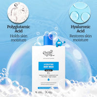 Chemist at Play Hydrating Body Wash | With 5% Hyaluronic Acid Bodywash for Intense Hydration | Reduces Flakes & Itchiness | For Dry Skin | Polyglutamic Acid & Hyaluronic Acid | For Women & Men | 236ml