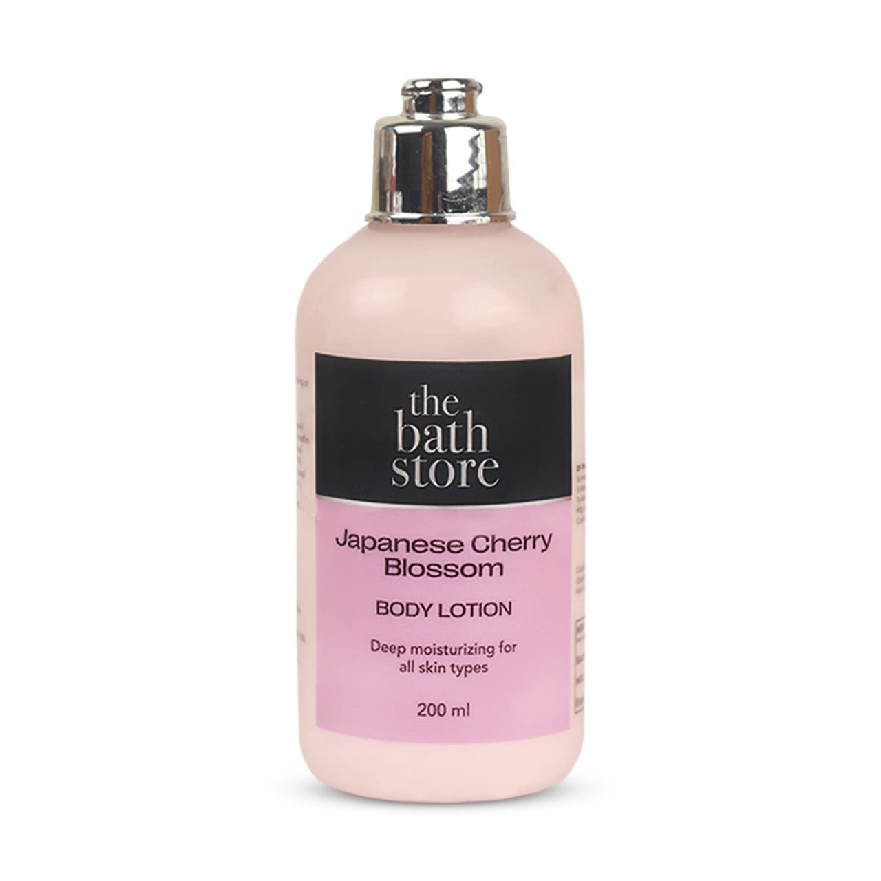 The Bath Store Japanese Cherry Blossom Body Lotion for Women & Men | Body Moisturizer for Oily Skin & Dry Skin - Deep Moisture, Non Sticky Body Lotion | Moisturizer for Body - 200ml