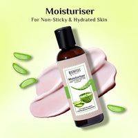 Richfeel Moisturizer Enriched With Aloe Leaf Juice | Lightweight Moisturiser | For Hydrated & Glowing Skin | Non-Sticky, Spreads Easily & Instantly Absorbs | For All Skin Types | 100 ml