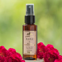 KUMKUMADI BRIGHTENING FACE SCRUB 25G- IN & Kama Ayurveda Pure Rose, Pack of 50ml liquid Combo