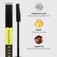 Arata Gel Based Hair Fix Stick for All Hair Types - 15ml | Baby Hair Fixer for Women | Hair Stick for Frizzy Hair | Infused With Biotin & Hyaluronic Acid | Easy To Carry, Non-Greasy, No White Cast