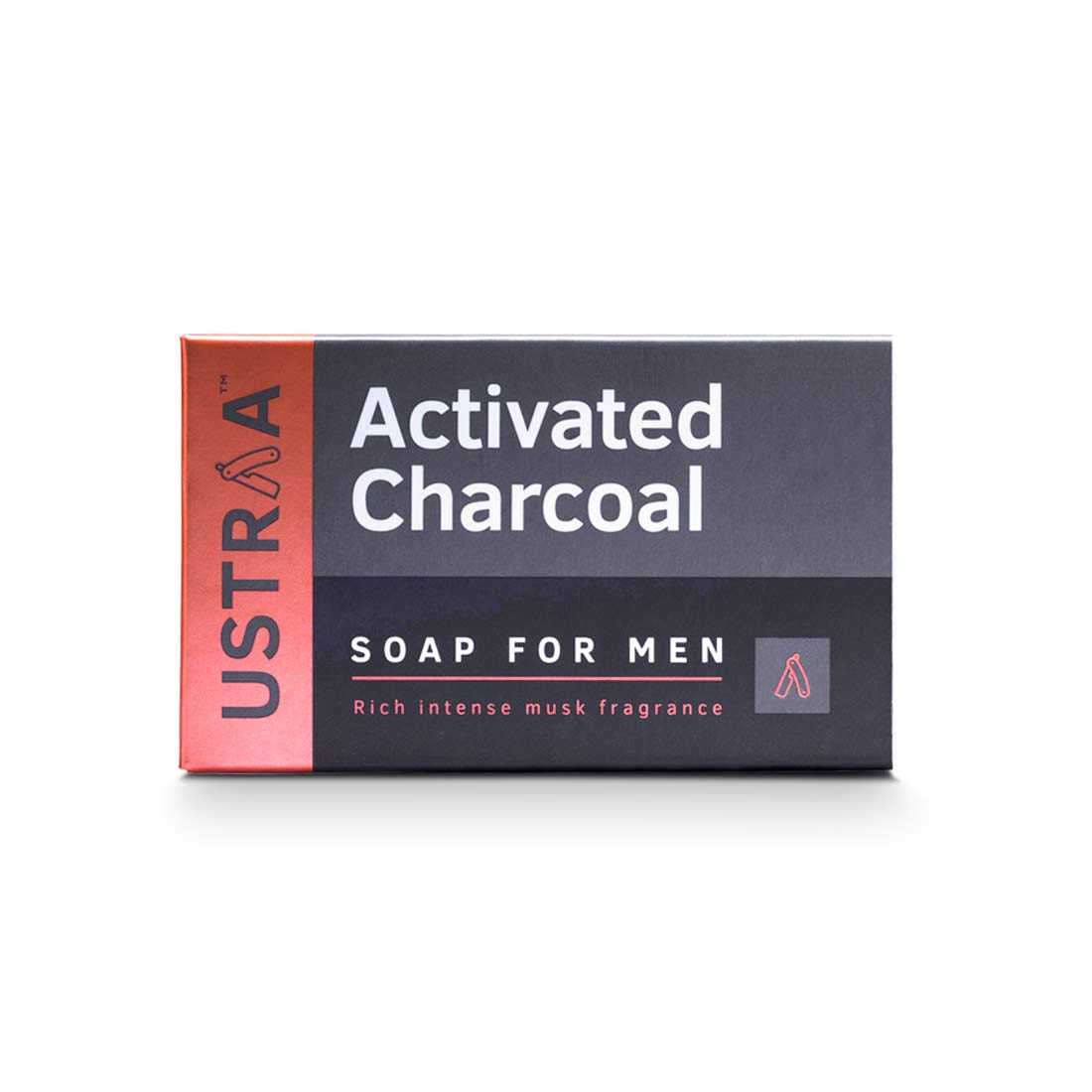 Ustraa Deo Soap For Men With Sea Minerals - 8 x 100 GM (Pack of 8) | Fresh Aquatic Fragrance | Deodorizing Soap With Sea Minerals | Rich & Intense Foam | For all skin types