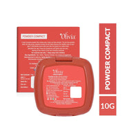 Olivia Weightless Matte Finish Compact Powder for Women | Full Coverage Face Makeup | Non-Oily Matte Look | Pore Minimizing & Evens Out Complexion | For All Skin Types | 10g | 02 Milky Glow