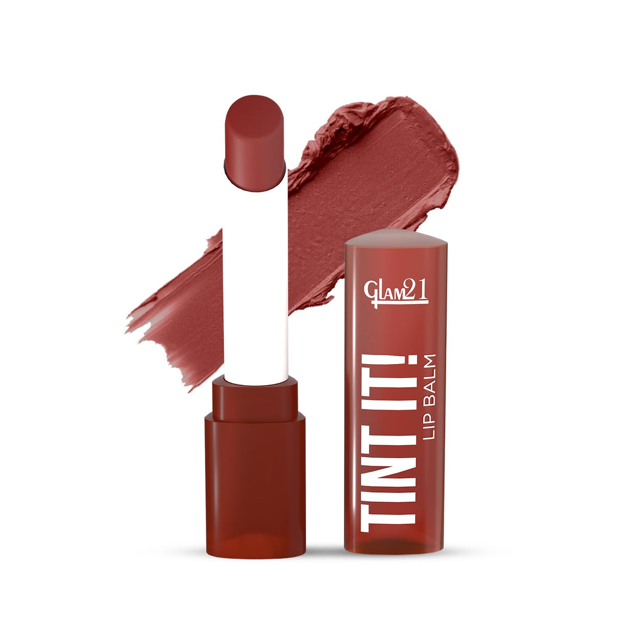 Glam21 Tint it! Lip Balm | Everyday Hydration & Moisturized Lips with Vitamin-E, Shea Butter, Avocado Oil, SPF15 |Lip Care For Dry & Chapped Lips |Apricot -3.5gm