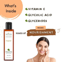 Mystiq Living Glycerine - Plant Based (Pure and Unscented) | For Face Skin and Body Care -100 ML