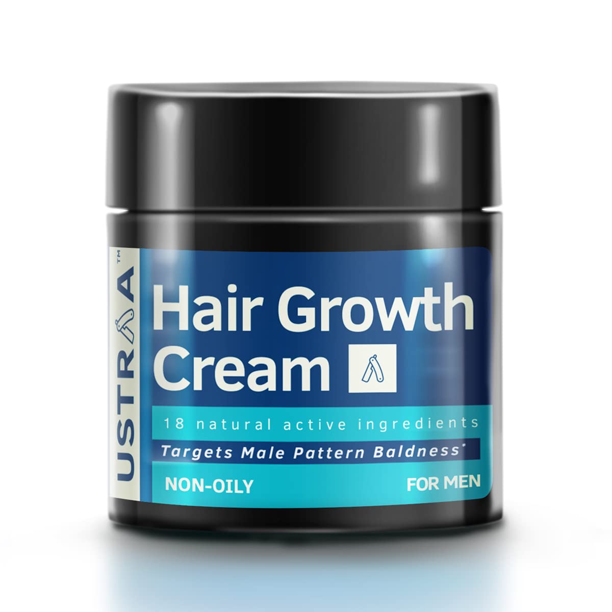 Ustraa Hair Vitalizer Shampoo - 250ml | Dermatologically Tested, Helps Keeps Your Hair Healthy & Hair Growth Cream - 100g | Helps improve Hair Roots Strengthen