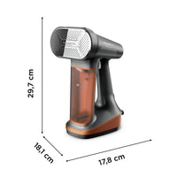 Rowenta, Steamer for Clothes, Pure Force 3in1 Steamer & Iron, 7.1 Oz Tank Capacity, Vertical Steaming, Horizontal Ironing, Lint remover, Lightweight, Auto-off, 1875 Watts, Black Clothes Steamer,DR8855 3-in-1 Iron, Steam & Lint Remover