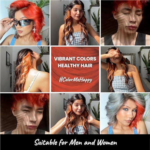 2.Oh! Italian- Orange Hair Color For Women & Men | Ammonia-Free DIY Semi Permanent Hair Color | Enriched with Argan Oil | Lasts upto 12-15 Washes (Pack of 2)