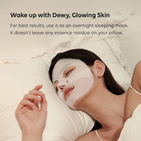 QERINKLE Pack Of 2 Bio-Collagen Overnight Face Mask|Korean Glass Skin Hydrogel Mask For Deep Hydration, Pigmentation, Anti-Aging & Pore Minimizing|Hyaluronic Acid, Niacinamide, Vitamin E & Centella