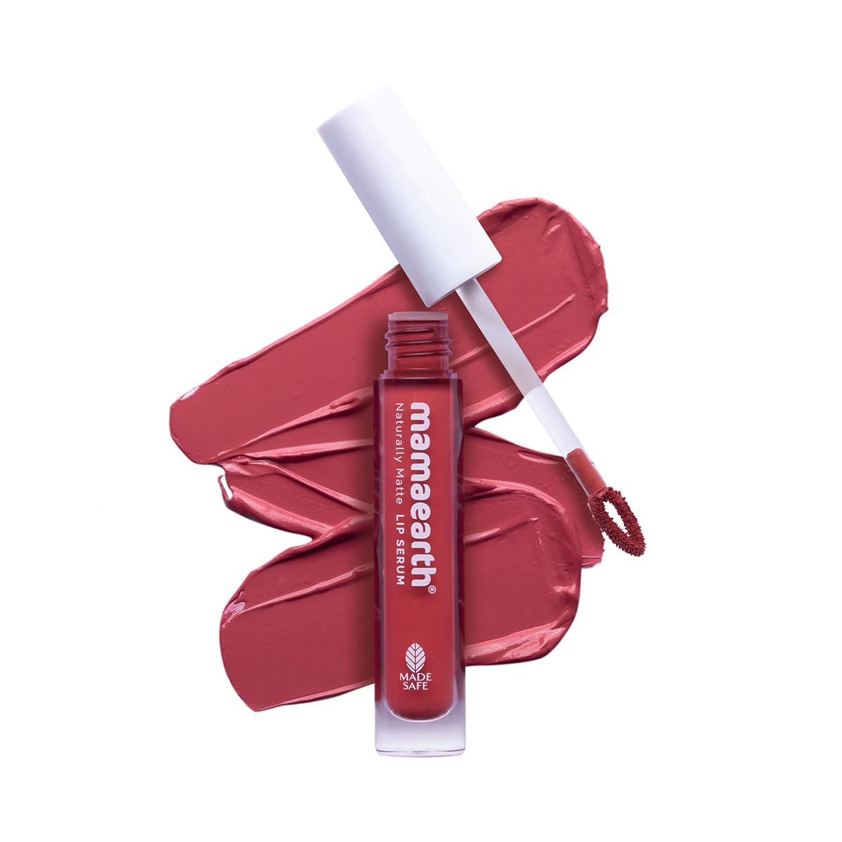 Mamaearth Naturally Matte Lip Serum - Matte Liquid Lipstick with Vitamin C & E For Upto 12 Hour Long Stay - 06 Candylicious Nude (Nude) - 3 ml