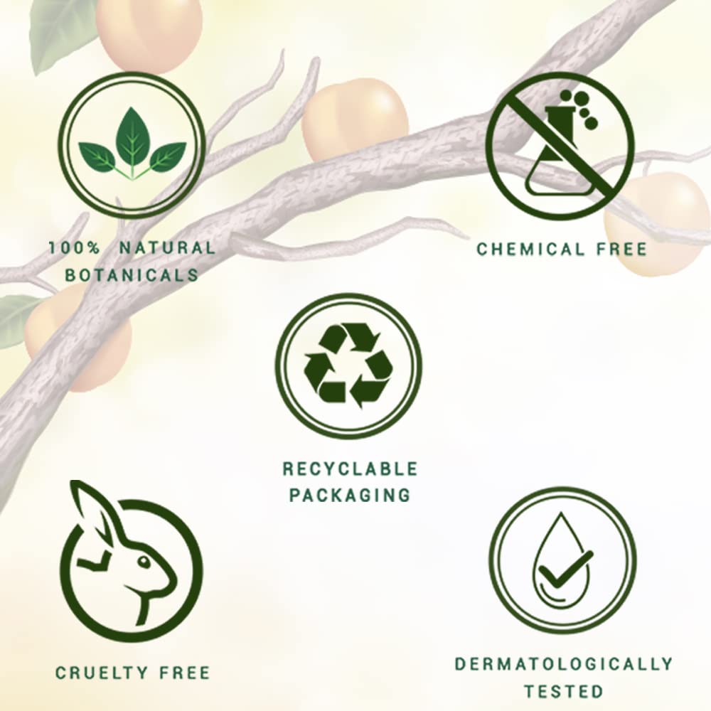 Biotique Bio Apricot Refreshing Body Wash | Keeps Skin Fresh and Clean | Brightens Skin and Reducing Dark Spots | 100% Botanical Extracts | Suitable for All Skin Types | 200ml (Pack of 4)