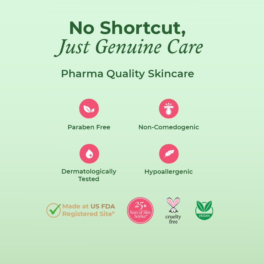 The Pink Foundry Acne Moisturiser I Treats & Prevents Breakout, Soothes Redness & Irritation I Gel Moisturiser for Normal, Sensitive, Oily, Combination Skin 50ml