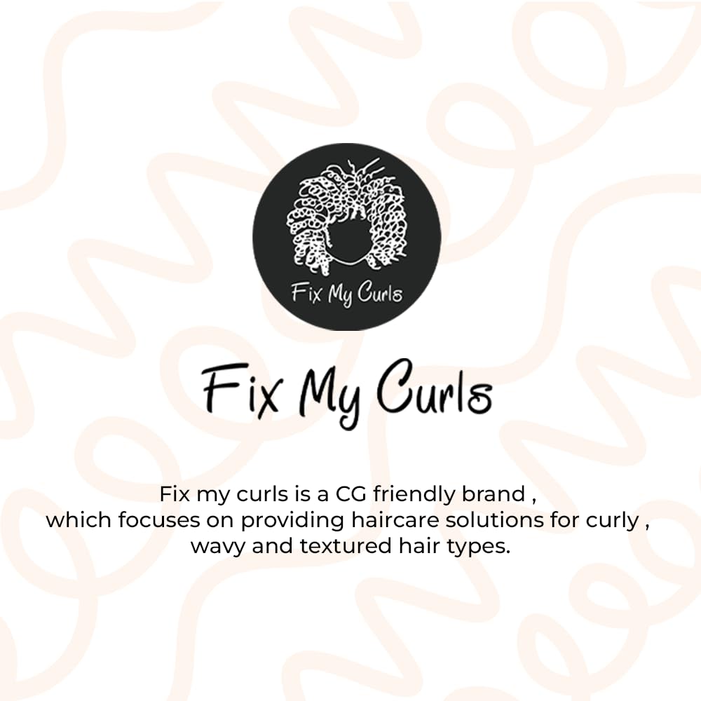 Fix My Curls Scalp & Strands Elixir Hair Oil Revitalize & Protect 2-In-1 Serum and Oil for Curly/wavy Hair| Lightweight Hydration & Shine| Enriched with Golden Seaweed & Retinol Heat Protection| 30ml
