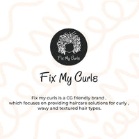 Fix My Curls Scalp & Strands Elixir Hair Oil Revitalize & Protect 2-In-1 Serum and Oil for Curly/wavy Hair| Lightweight Hydration & Shine| Enriched with Golden Seaweed & Retinol Heat Protection| 30ml