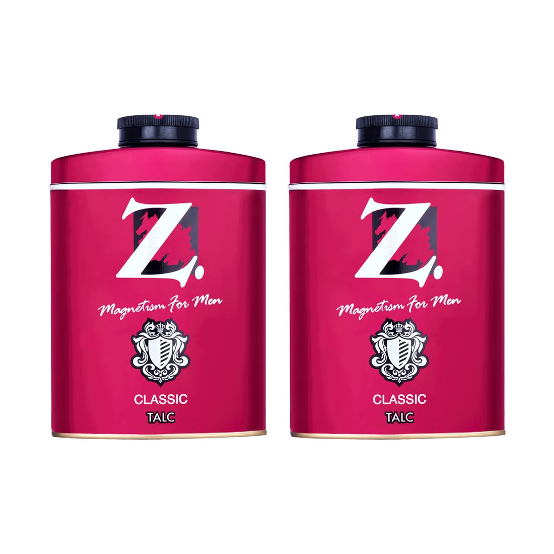 Z Magnetism Classic Deodorizing Talcum Powder for Men | Signature Woody & Musky Fragrance | Fights Body Odor & Ensures Long Lasting Freshness | Suitable for All Skin Types - 200g