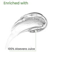 Earth Rhythm Multipurpose Aloe Vera Gel For Face & Hair, Hydrate & Nourishes Skin, Styles Hair For Men & Women- 100gm