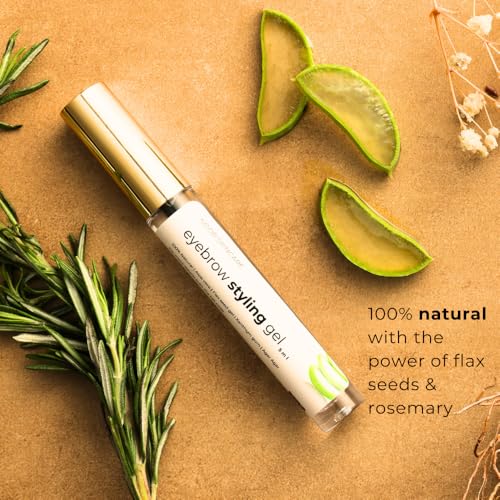 Noor Skincare Clear Eyebrow Gel & Transparent Mascara | Brow Fixer & Setting Gel | Waterproof & Provides Hold upto 8 hours | Zero residue & Lightwieght | 60 day pack (5 gm)