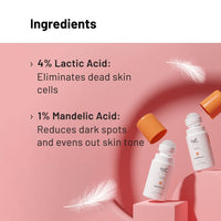 Chemist at Play UnderArm Roll-On with 5% Lactic Acid & 1% Mandelic Acid | Prevents Odour, Brightens Skin & Exfoliates Underarm | Peach Fragrance | Alcohol & Aluminium Free | 40ml (Pack of 2)