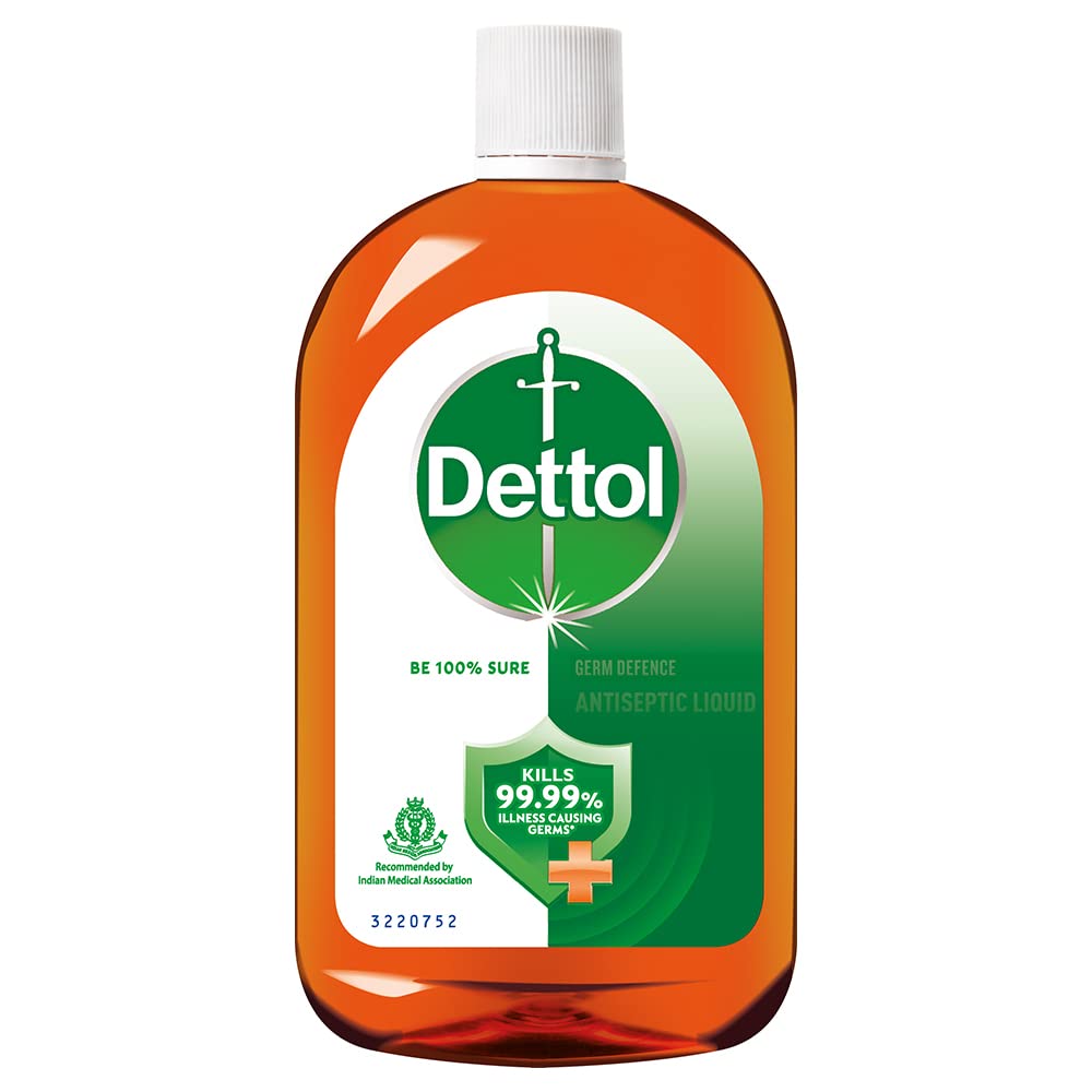 Dettol Antiseptic Liquid for First Aid, Surface Disinfection and Personal Hygiene, 1000ml & Body Wash and Shower Gel for Women and Men, Nourish - 250ml | Soap-Free Bodywash | 8h Moisturization